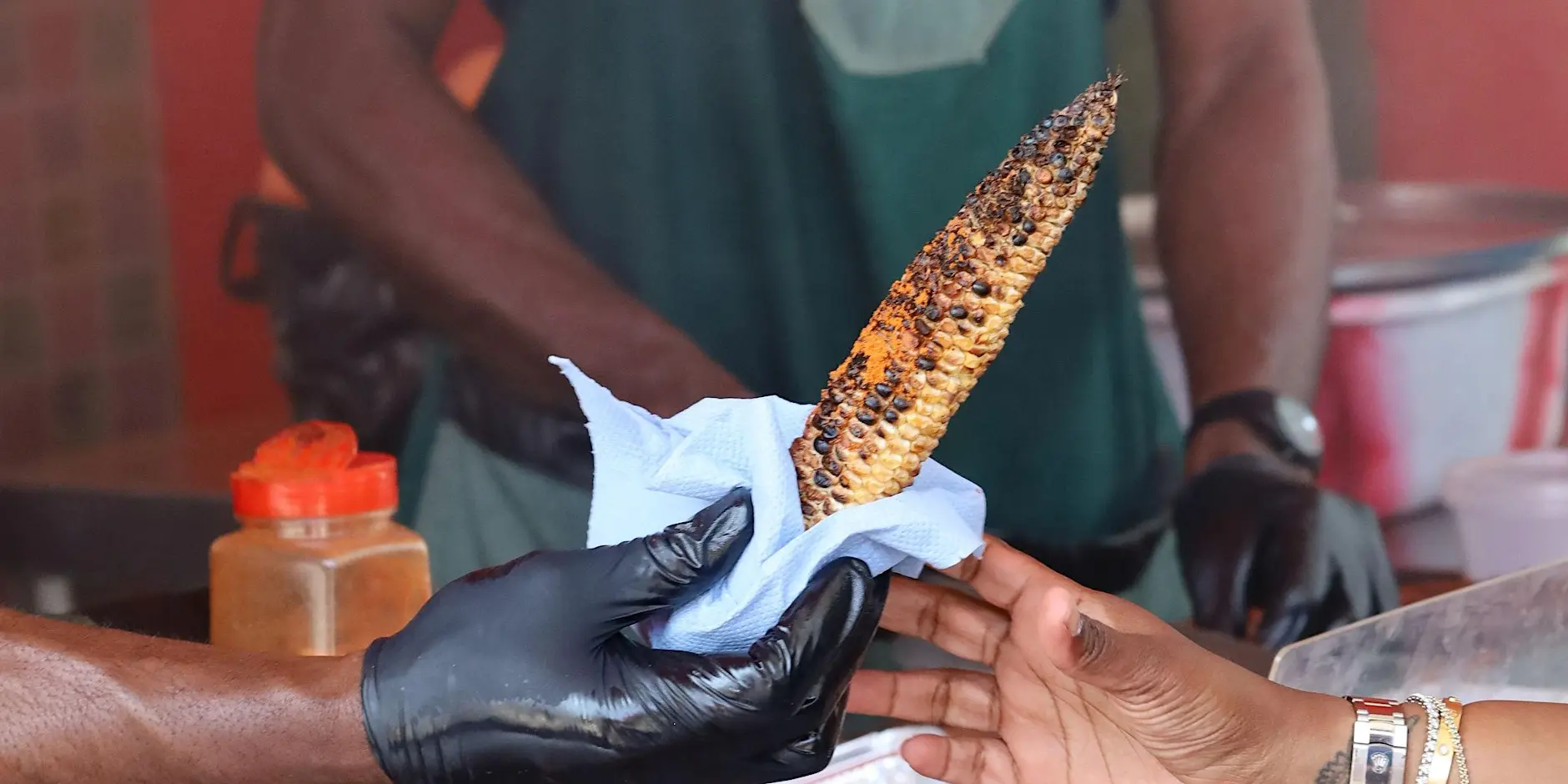 Roasted corn